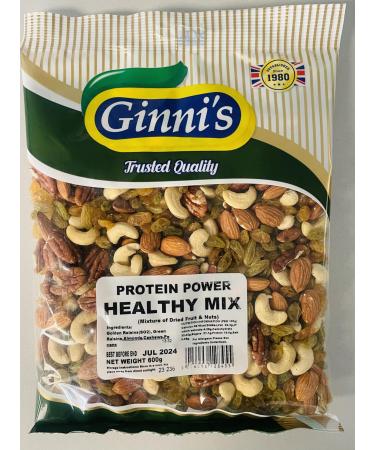 Fruit and Nut Mix 1.2kg Premium Quality Unsalted Mixed Nuts and Dried Fruits Suitable for Vegetarian Diets Healthy Mix 2x600g.
