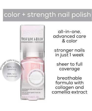Essie Treatments - Treat Love & Color Strengthener - Power Punch Pink - 13.5 mL / 0.46 oz - Buy Online on SooperMarket.com