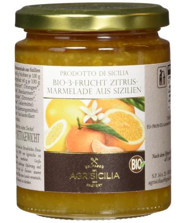 Agrisicilia Sicilian citrus fruit jam pack of 6 (6 x 360 g)