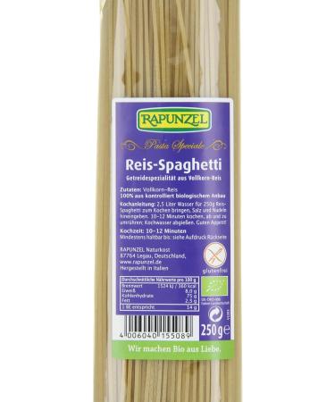 Buy Rapunzel Organic Wholegrain Rice Spaghetti - 2 x 250g | Gluten-Free & International Shipping - Buy Online on SooperMarket.com