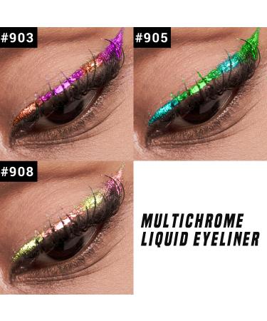 CHARMACY Chameleon Liquid Glitter Eyeliner Set - Metallic, Waterproof, Smudge-proof - Ultra-Fine Tip - Longwearing, Highly Pigmented - MultiColor Shifting Eyeliner Trio - Buy Online on SooperMarket.com