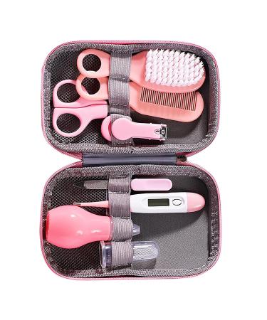 Baby Health Nursery Set - Nail Clipper, Hair Brush, Thermometer, Nasal Aspirator, Toothbrush - Infant Grooming Kit - Buy Online on SooperMarket.com