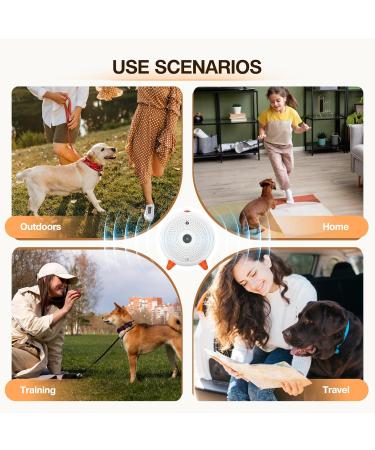 Bubbacare Ultrasound Anti-Bell Device | 33ft Rechargeable Waterproof Bark Control for Dogs - Ideal for Large & Small Breeds Indoors & Outdoors - Buy Online on SooperMarket.com