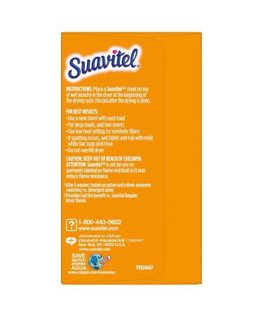Suavitel Morning Sun Dryer Sheets 70 Sheets - Pack of 6 | Laundry Scent Boosters & Softener | Model 139375 | Household Supplies - Buy Online on SooperMarket.com