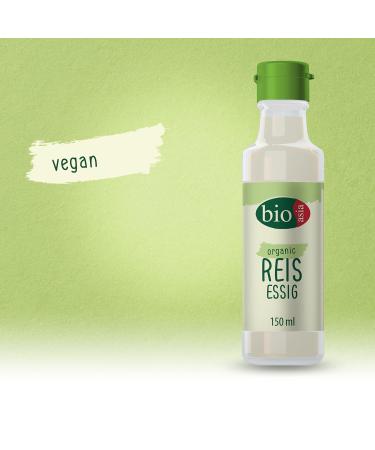 Bioasia Organic Rice Vinegar | Vegan Sushi Rice Seasoning | 150 ml Bottle - Premium Quality - Buy Online on SooperMarket.com