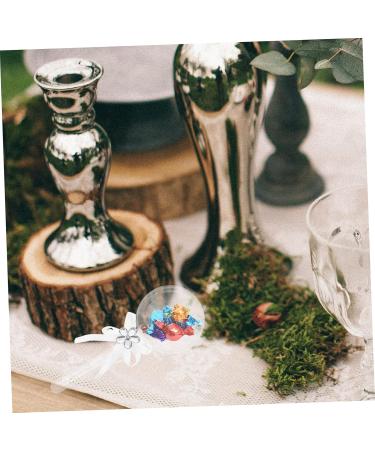 KALLORY 12pcs Fairy Stick Candy Box Christmas Sto Candy Containers for Wedding Party Candy Case Box 14X6X6CM Transparent - Buy Online on SooperMarket.com