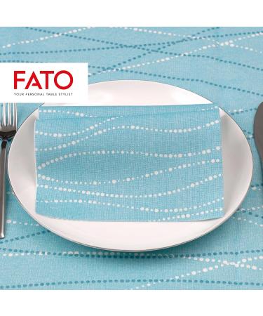 Buy Fato Dry Airlaid Paper Napkins - 50 Pack 40x40 cm Pearl Decor | Textile Effect Napkins for Elegant Dining - Buy Online on SooperMarket.com
