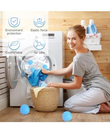 6 Pack Tumble Dryer Balls | Laundry Balls for Washing Machine | Reusable Tumble Dryer Clothes Softener Washing Machine Balls | Washing Machine Balls - Buy Online on SooperMarket.com