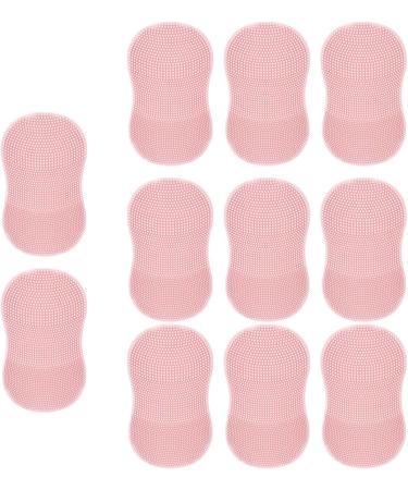 Face Scrubber Manual | Scrubbing Finger Handle Face Brush in Silicone Ergonomic Grip Women Men Face Scrubber for Massaging for Travelling Dormitory Pink - Buy Online on SooperMarket.com