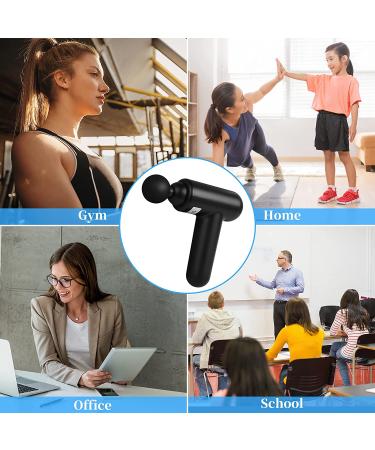 Skcoipsra Massage Gun for Back & Neck Pain Relief - 6 Speeds Electric Therapy Gun for Athletes - Father's Day Gift for Men & Women - Lightweight Muscle Massager - Black - Buy Online on SooperMarket.com