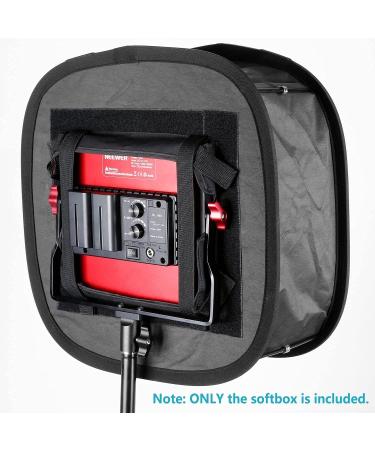 Neewer LED Light Panel Softbox with Strap Attachment and Bag - 16.3'' x 6.5'' Outer, 9.8'' x 8.7'' Inner - Foldable Light Diffuser for Studio Photography and Video Shooting - Buy Online on SooperMarket.com