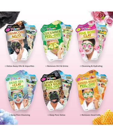 7th Heaven Bumper Box Gift Set - 25 Face Masks & Hair Masks for Skincare - Variety of Peel Off, Clay Face Masks, for Damaged Hair - Contents May Vary - Buy Online on SooperMarket.com