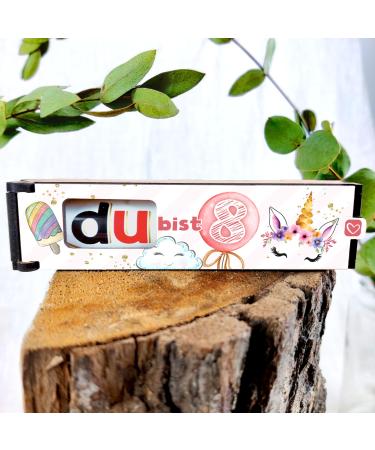 Gift girl 8 years - chocolate bar gift box incl. Duplo unicorn - gift 8 years girls girls 8 years of gift ideas gifts for 8 year old girls 8 years girls girls 8 years 08 unicorn