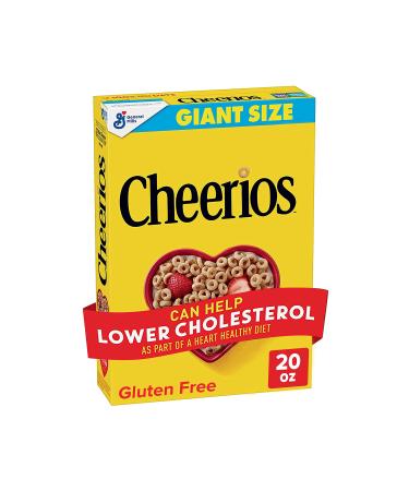 Cheerios Breakfast Cereal with Whole Grain Oats Gluten Free 20 oz