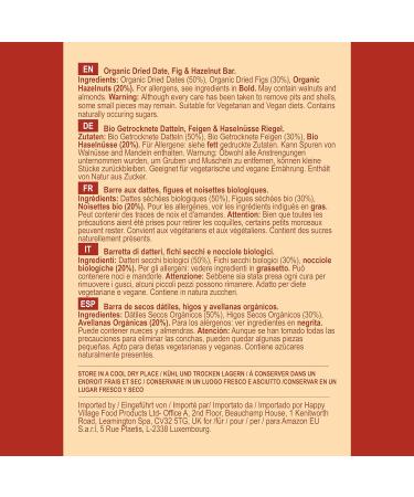 Biopocket Organic Fruit and Nut Bars Date 18 Count - 18 x 35g Pack - Buy Online on SooperMarket.com
