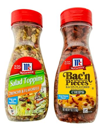 McCormick Crunchy Salad Toppings and Bacon Flavored Chips Bundle - Perfect for Salads, Baked Potatoes, and More! - Buy Online on SooperMarket.com