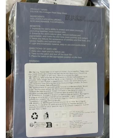 Grgowe 8PC Bio-Collagen Real Deep Mask Collagen Mask for Face Overnight Biodance Bio Collagen Face Mask Overnight To Resist Wrinkles And Fine Lines Moisturise And Moisturise - Buy Online on SooperMarket.com