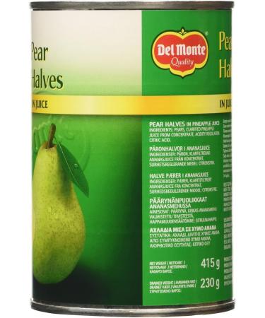 Del Monte Pear Halves in Juice 415g Single - Buy Online on SooperMarket.com