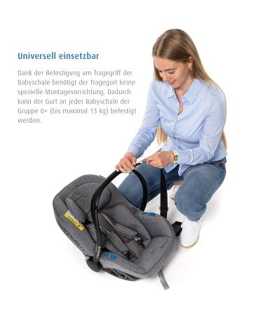Reer 85021 Clip&Go Carry Strap for Baby Car Seats - Universal Ergonomic Black | International Shipping Available - Buy Online on SooperMarket.com