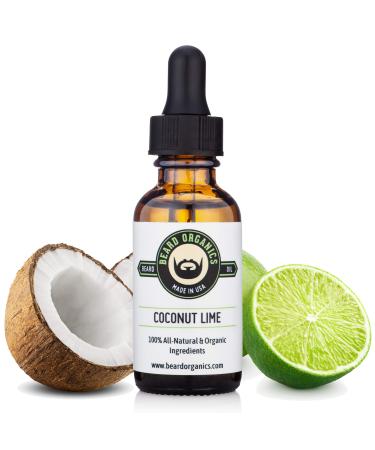 Beard Organics Coconut Lime Beard Oil | Coconut & Lime Scent