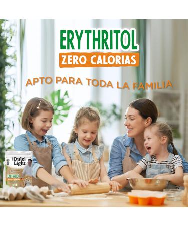Sweetener Eritritritol Zero DulciLight 3kg +(100 sachets of Brown Sweetener as a Gift) | Granular | 100% Natural Sugar Substitute 0 Calories | Suitable for Keto Diets - Buy Online on SooperMarket.com