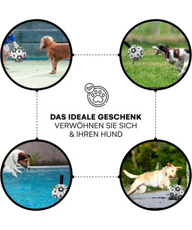 Black Rhino I Super Robust Dog Ball - Durable Interactive Dog Toys for Fetch Pull & Water Play - Available in White Green Black - Buy Online on SooperMarket.com