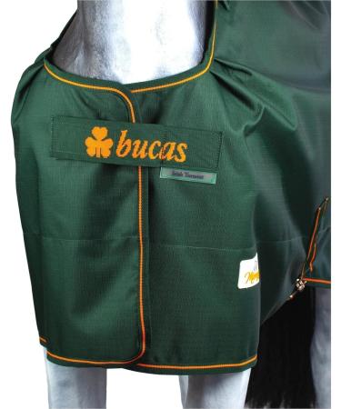 Marengos by Bucas Winter Blanket 1200d - Waterproof & Breathable Irish Turnout 125cm (200g/m ) - Green/Orange - Buy Online on SooperMarket.com