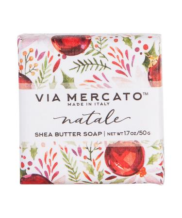 European Mercato Natale Shea Butter Soap Set | 4 x 50g Soaps - Luxurious Skincare - Buy Online on SooperMarket.com