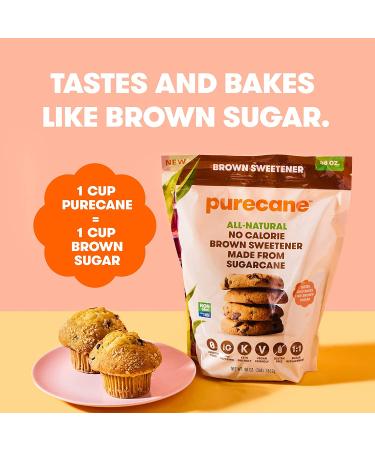 Purecane Brown Sweetener 48oz - 3lb Pack | Sugar Substitute - Buy Online on SooperMarket.com