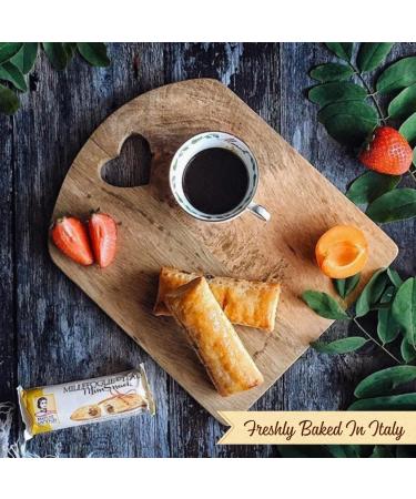 Delizia Hazelnut Cream Puff Pastry Rolls 4-Pack - Made in Italy | All-Natural Kosher Dairy - 4.41oz (125g) Box by Matilde Vicenzi - Buy Online on SooperMarket.com