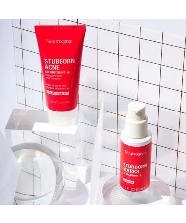 Neutrogena Stubborn Acne AM Face Treatment | Benzoyl Peroxide Formula - Buy Online on SooperMarket.com