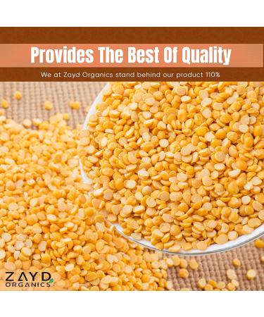 Zayd Organics Toor Dal  Indian Split Yellow Pigeon Peas  USDA Organic  1.75lbs (800g) - Buy Online on SooperMarket.com