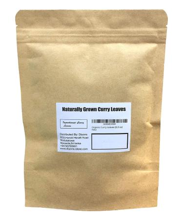 Organic Whole Air Dried Curry Leaves 0.3 oz - Premium Quality (10 g) - 0.3 Ounce Pack - Fresh and Aromatic - Buy Online on SooperMarket.com