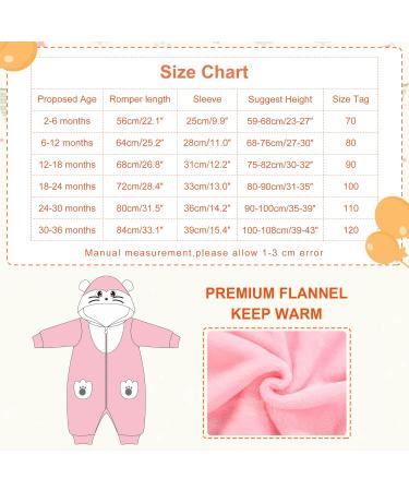 Cooky.D Unisex Winter Hooded Romper Jumpsuit - 12-18 Months - Cat Design - Buy Online on SooperMarket.com