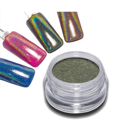 Hologram Chrome Effect Pigment Powder Ultrafine Glitter Shine Nail Art Nail Design Unicorn Holo RM Beautynails