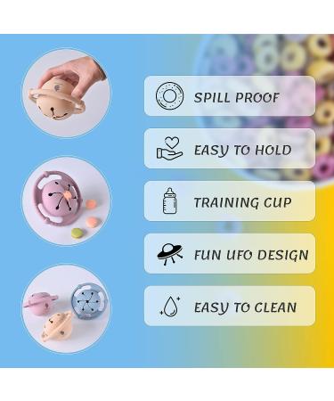 HOTABLE UFO Silicone Baby Snack Cup - Spill-Proof Toddler Container (Blue) - Buy Online on SooperMarket.com