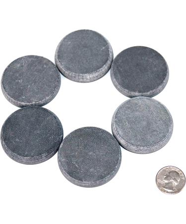 10 Round Basalt Stones for Rock Painting - 5.2cm Diameter, Natural Canvases for Mandala Art - Buy Online on SooperMarket.com