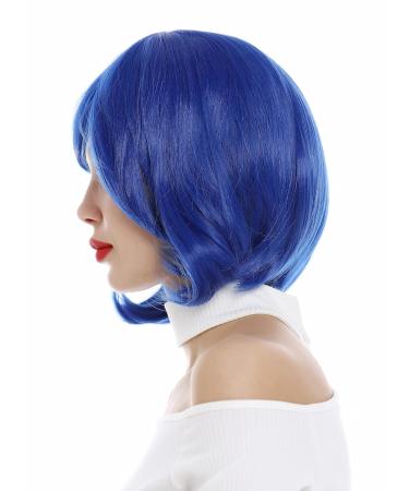 Buy WIG ME UP 0820-T2512 Short Bob Wavy Wig for Ladies - Stylish Blue Color | International Shipping Available - Buy Online on SooperMarket.com