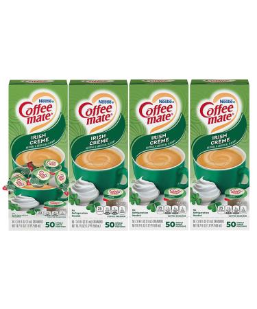 Coffee Mate Liquid Irish Creme Single Serve Creamer 4 x 50 x 11ml