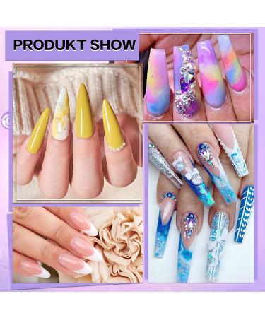 JOSLOVE Acrylic Nail Kit: 9 Colors Powder, Liquid Monomer, 5 Brushes - Beginner Set (S02) - Buy Online on SooperMarket.com