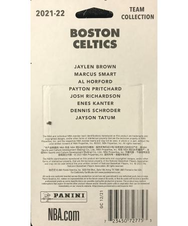 2021-2022 Boston Celtics Hoops Team Set w/ Jaylen Brown & Jayson Tatum - Factory Sealed - Buy Online on SooperMarket.com