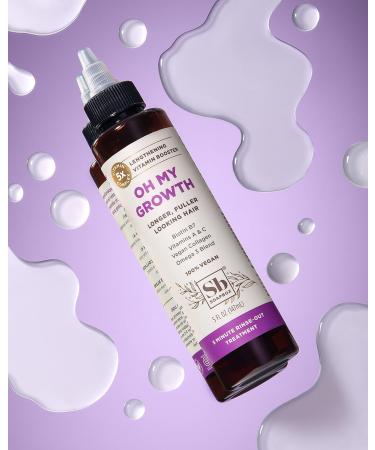 Soapbox Oh My Growth Lengthening Vitamin Booster Treatment - Biotin Vegan Collagen & Vitamins A & C 5oz | Vegan & Cruelty-Free Hair Growth Solution for All Hair Types - Buy Online on SooperMarket.com