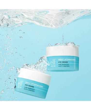 e.l.f. Holy Hydration Eye Cream with Hyaluronic Acid & Peptides - Minimizes Dark Circles - 0.53 Oz - Buy Online on SooperMarket.com