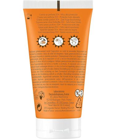 Avene Sun Cream SPF 50+ Fragrance Free 50 ml - Buy Online on SooperMarket.com
