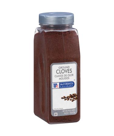 McCormick Culinary Ground Cloves, 16 oz - One 16 Ounce Container of Ground Cloves Powder for Sweet, Pungent Flavor, Use in Cakes, Cookies, Gingerbread, Stews, Sauces and More