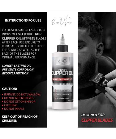 Evo Dyne Hair Clipper Oil - 8 oz, Made in USA | Prevents Rust, Extends Blade Life - Buy Online on SooperMarket.com