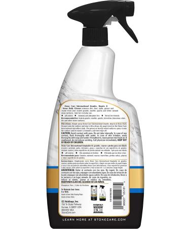 Stone Care International Granite Cleaner - 32oz - For Granite, Stone Tile, Travertine, Limestone, Slate - Buy Online on SooperMarket.com