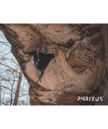 PHRIXUS UIAA Certified 11mm Black Static Climbing Rope - 150.0ft, 200ft, 300ft for Rock Climbing, Rappelling, Mountaineering - Kern Mantle Rope for Hauling & Rescue - Buy Online on SooperMarket.com