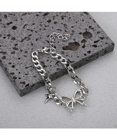 Shop Stylish OralGos Fashion Butterfly Bracelet - Adjustable Hand Chain Jewelry Gift for Family - Buy Online on SooperMarket.com