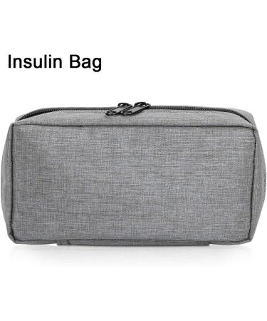 Insulin Protector Bag for Diabetes Syringes and Drugs - Grey - Buy Online on SooperMarket.com